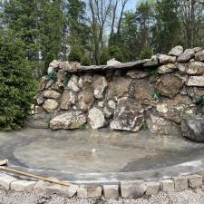 High-pressure-patio-cleaning-and-fountain-prep-performed-in-Paris-Ontario 0